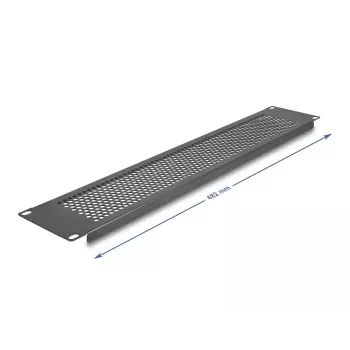 Sokkokansi DeLOCK 67036 musta metalli 88 mm leveys 11 mm korkeus