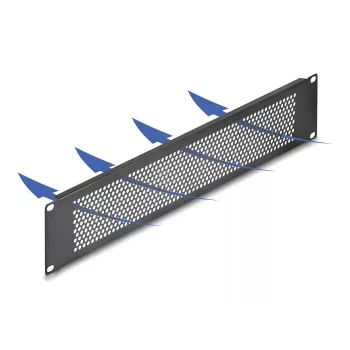 Sokkokansi DeLOCK 67036 musta metalli 88 mm leveys 11 mm korkeus