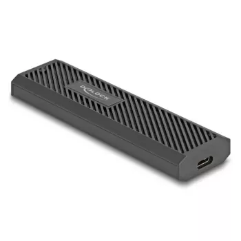 SSD-kotelo DeLOCK 42031 musta M.2 PCIe SATA 20 Gbit/s