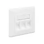 RJ-45 pistorasia DeLOCK 86194 hopea valkoinen