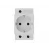 DeLOCK 11472 CEE 7/3 pistorasia harmaa