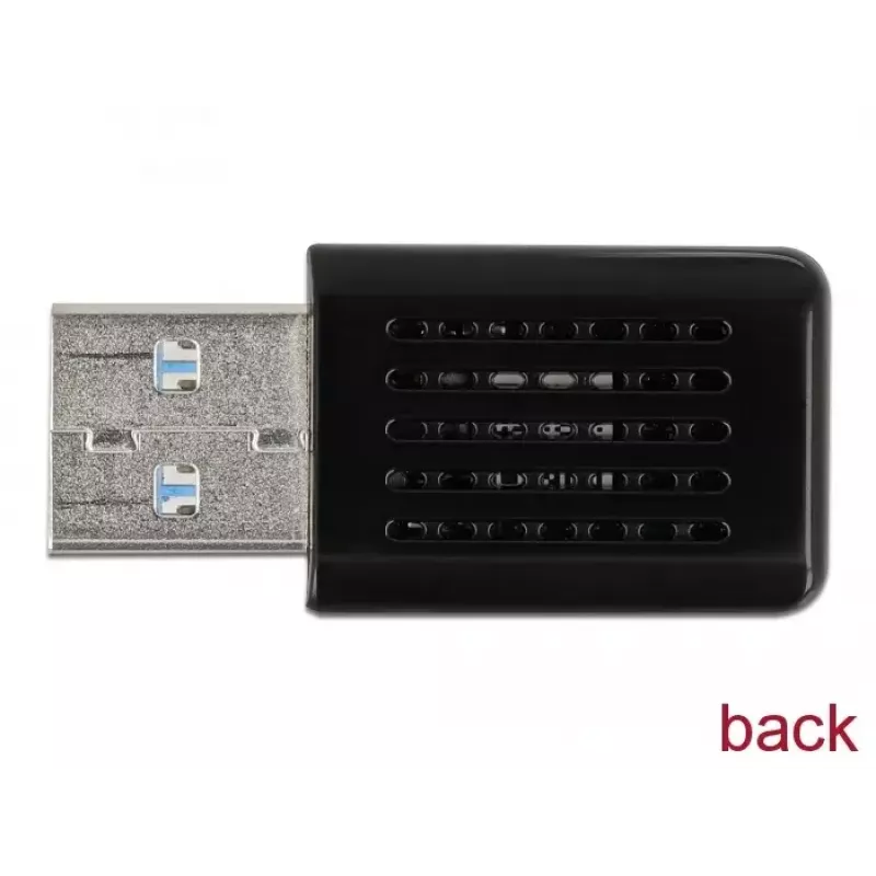 Verkkokortti DeLOCK 12550 WLAN USB kaksikaistainen Wi-Fi 5