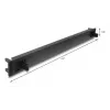 DELOCK 67208 rack-sokkelolevy, ABS-muovi, musta, 1U