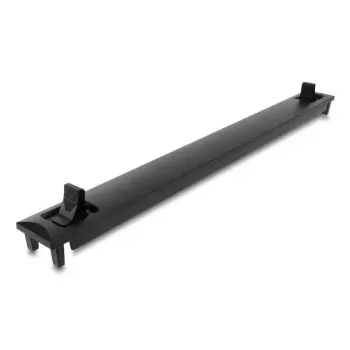 DELOCK 67208 rack-sokkelolevy, ABS-muovi, musta, 1U