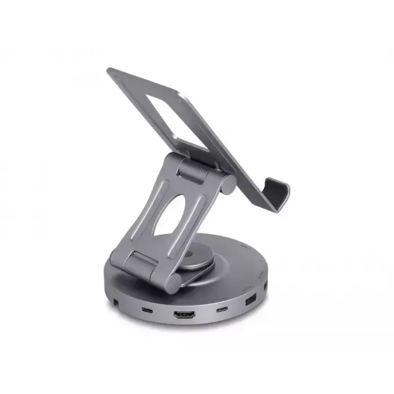 DeLOCK tabletti- ja kannettava telakointiasema 4K HDMI USB-keskitin SD Micro SD PD 3.0