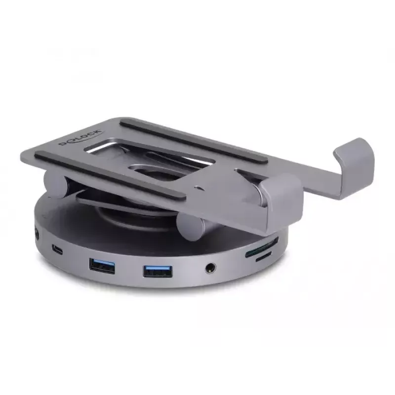 DeLOCK tabletti- ja kannettava telakointiasema 4K HDMI USB-keskitin SD Micro SD PD 3.0