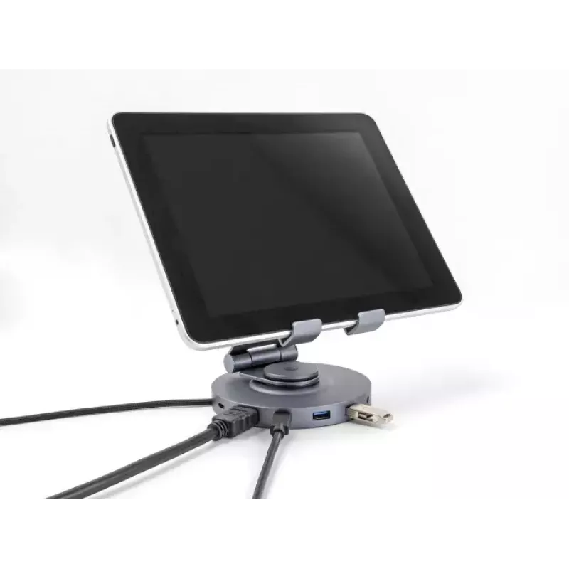 DeLOCK tabletti- ja kannettava telakointiasema 4K HDMI USB-keskitin SD Micro SD PD 3.0