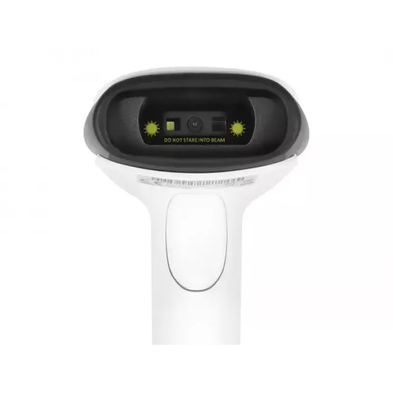 Käsikäyttöinen viivakoodilukija DeLOCK 90587 1D 2D langaton Bluetooth USB valkoinen
