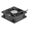 Delock 67296 aksiaalituuletin 12 V DC, 80 x 80 x 25 mm, musta