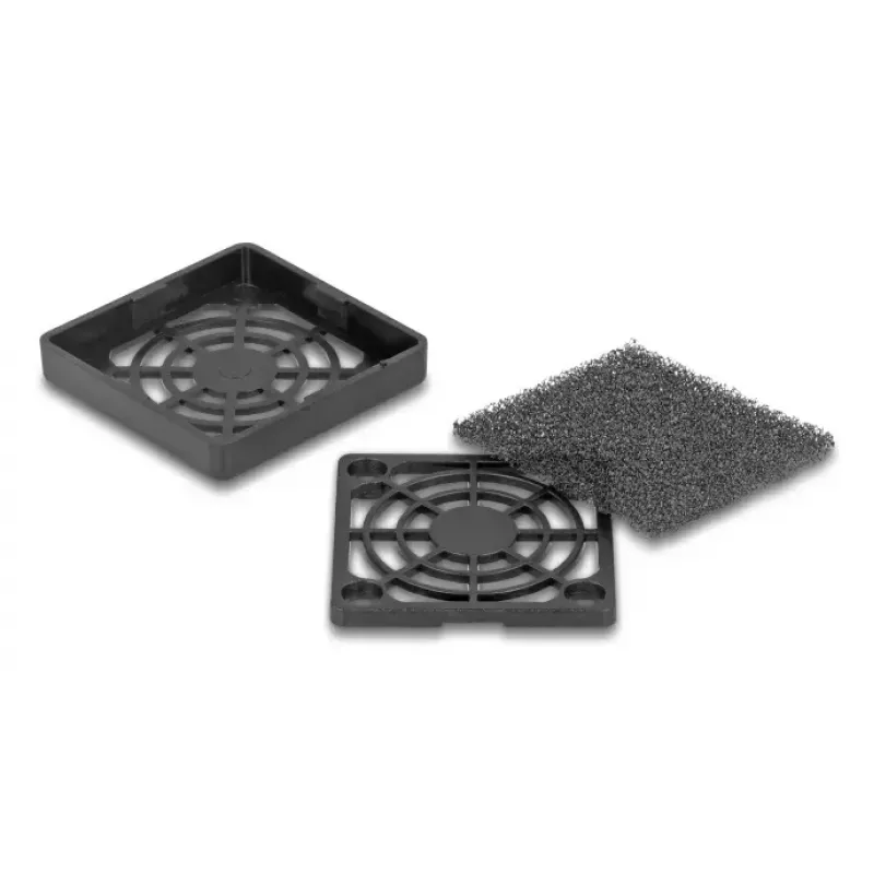 Tuuletinsäleikkö DeLOCK 67309 ABS musta 43,5 mm 32x32 mm