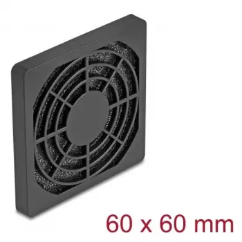 Tuuletinsäleikkö DeLOCK 67310 ABS musta 64 mm 50 x 50 mm