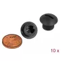 Putken suojus DeLOCK 60228 musta nylon