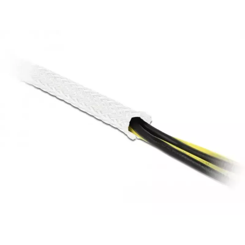 Punottu suojaputki DeLOCK 20692 10 m x 3 mm valkoinen