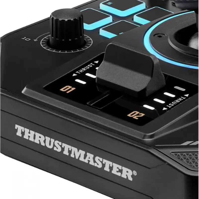 Thrustmaster 2960948 SOL-R 5 Base ohjaussauvan jalusta PC:lle, langallinen, USB-C, musta