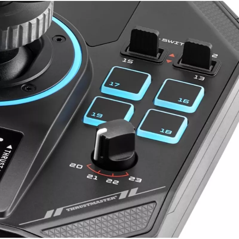 Thrustmaster 2960948 SOL-R 5 Base ohjaussauvan jalusta PC:lle, langallinen, USB-C, musta