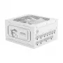 Virtalähde MSI MAG A1000GL PCIE5 WHITE 1000 W ATX 24-pin, 80 PLUS Gold, 135 mm tuuletin