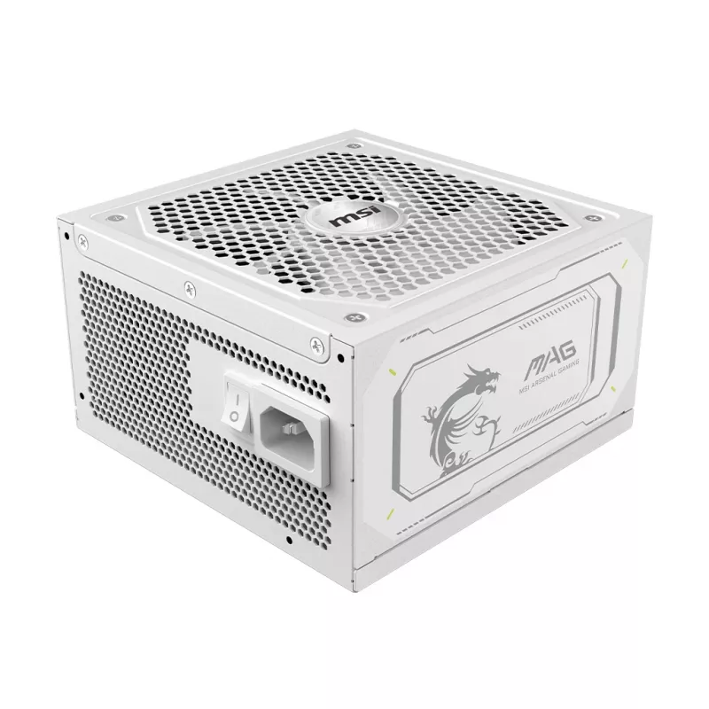 Virtalähde MSI MAG A1000GL PCIE5 WHITE 1000 W ATX 24-pin, 80 PLUS Gold, 135 mm tuuletin