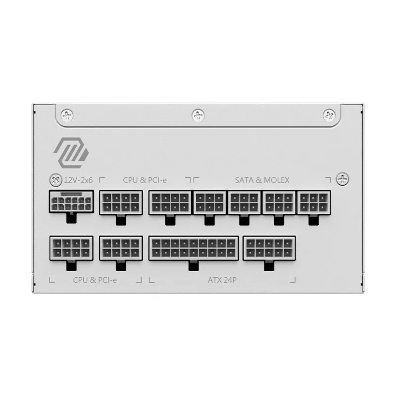 Virtalähde MSI MAG A1000GL PCIE5 WHITE 1000 W ATX 24-pin, 80 PLUS Gold, 135 mm tuuletin
