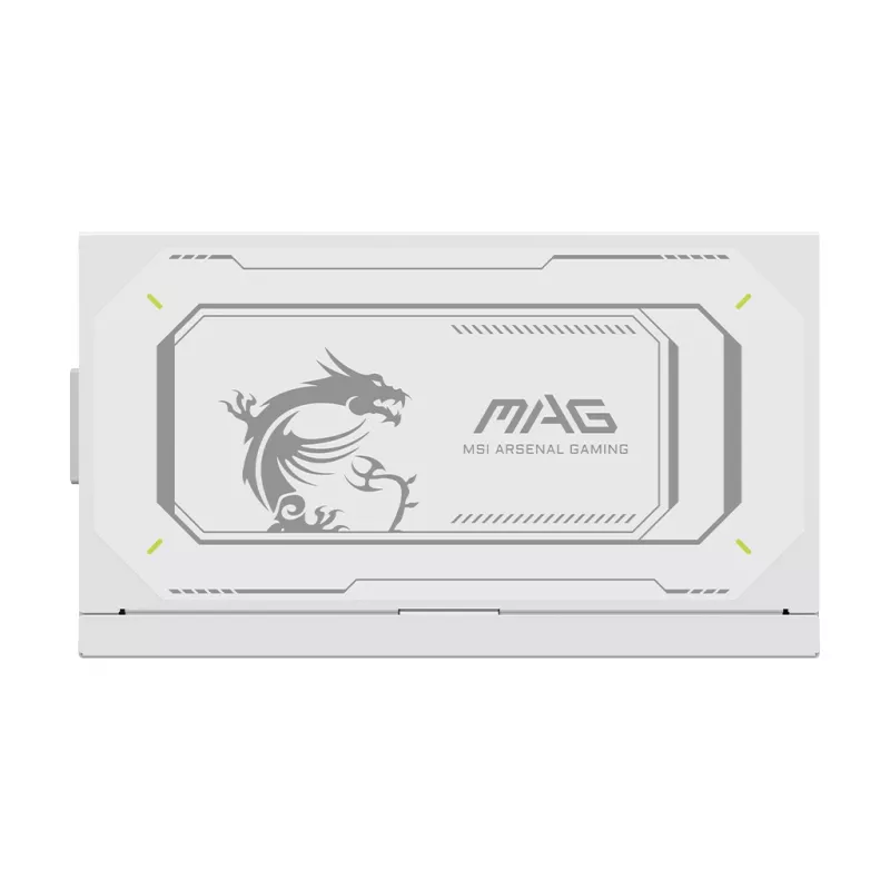 Virtalähde MSI MAG A1000GL PCIE5 WHITE 1000 W ATX 24-pin, 80 PLUS Gold, 135 mm tuuletin