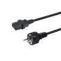 Equip 112111 virtajohto CEE 7/7 – IEC C13, uros/naaras, PVC, 3 m, musta