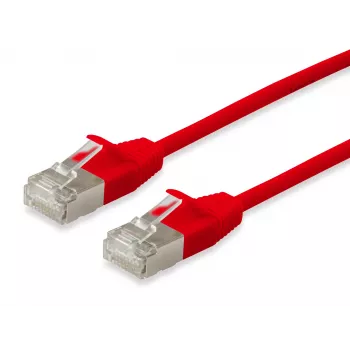 Equip Cat.6A F/FTP ohut verkkokaapeli 1,5m punainen 10000 Mbit/s
