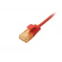 Equip Cat.6A U/UTP ohut patch-kaapeli 0,5 m punainen 10000 Mbit/s