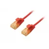 Equip Cat.6A U/UTP ohut patch-kaapeli 2 m punainen 10000 Mbit/s