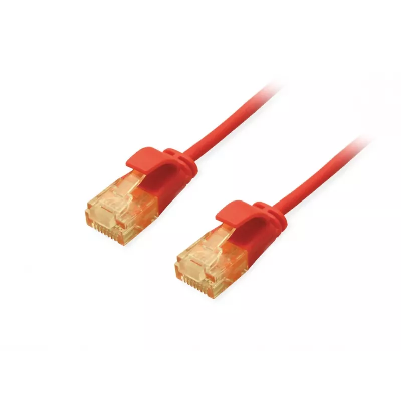 Equip Cat.6A U/UTP ohut patch-kaapeli 5 m punainen 10000 Mbit/s