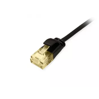Equip Cat.6A U/UTP ohut patch-kaapeli, 3,0 m, musta
