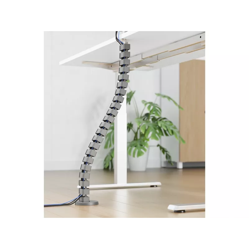 Kaapelikanava Equip Deluxe kaapelinhallinta spine harmaa
