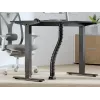 Kaapelikanava Equip kaksikanavainen kaapeliohjauskisko musta