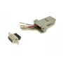 Equip DB9 - RJ45 sovitin naaras sarjaportti harmaa 72x33x16mm