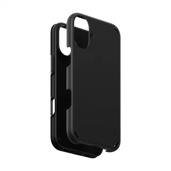 PanzerGlass CARE™ by ® Double Defense -kotelo musta iPhone 16 Plus