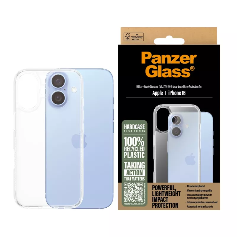 Suojakotelo PanzerGlass HardCase läpinäkyvä iPhone '24 6.1 inch