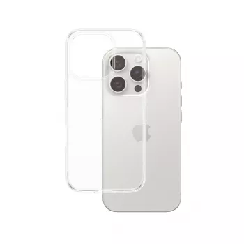 PanzerGlass ® HardCase läpinäkyvä iPhone 16 Pro, kotelo, Apple, Apple - iPhone 16 Pro, läpinäkyvä