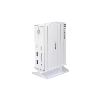 D-Link DUF-E01/E kannettavan telakka/porttitoistin johdollinen Thunderbolt 4 valkoinen
