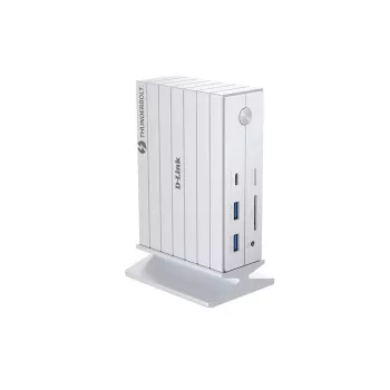 D-Link DUF-E01/E kannettavan telakka/porttitoistin johdollinen Thunderbolt 4 valkoinen