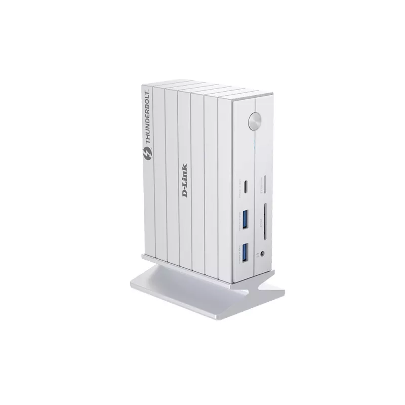 D-Link DUF-E01/E kannettavan telakka/porttitoistin johdollinen Thunderbolt 4 valkoinen