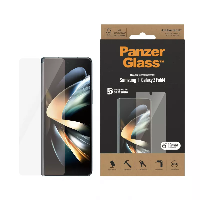 PanzerGlass näytönsuojakalvo Samsung Galaxy Z Fold4 antibakteerinen naarmuuntumaton