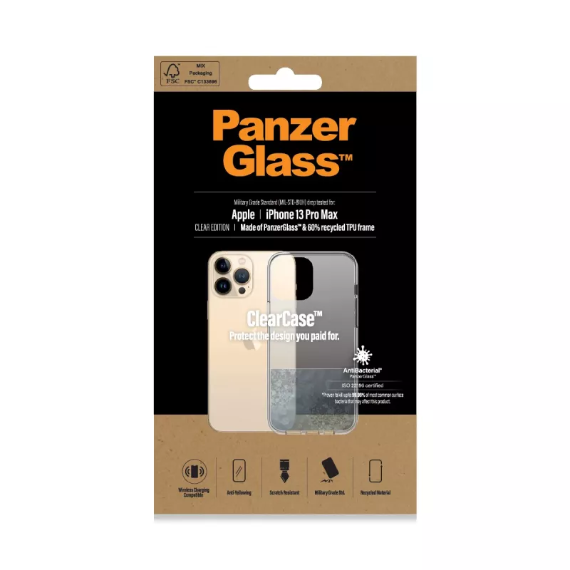 PanzerGlass ClearCase -suojakotelo iPhone 13 Pro Max