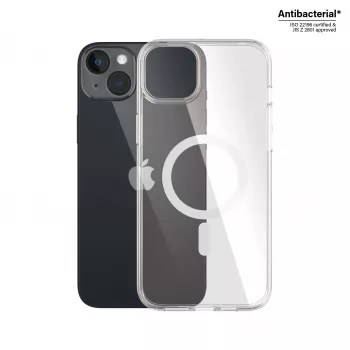 PanzerGlass ® HardCase läpinäkyvä valkoisella MagSafe iPhone 14 Plus