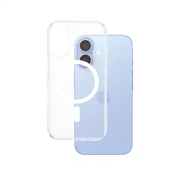 Suojakuori PanzerGlass HardCase läpinäkyvä valkoinen MagSafe iPhone '24 6.1 inch