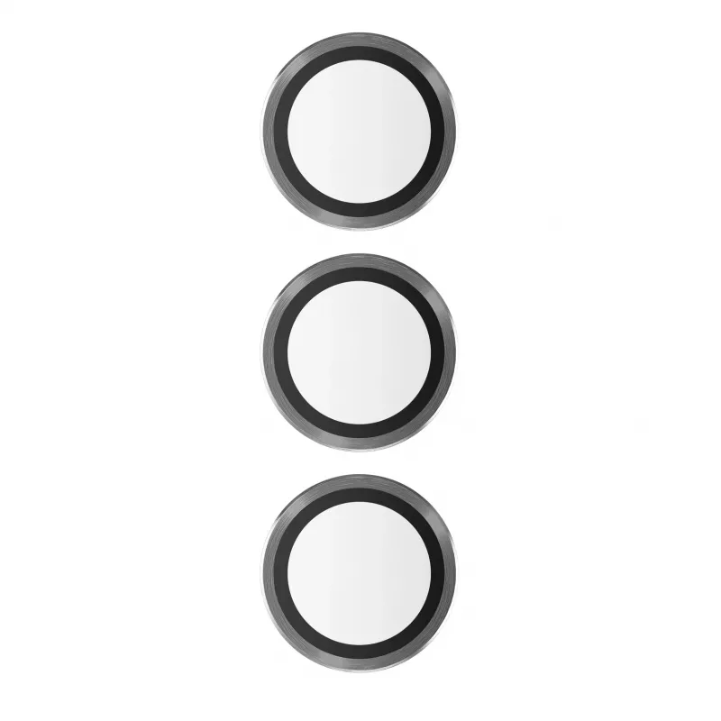 PanzerGlass Hoops kameran linssinsuoja Samsung Galaxy S23 FE musta naarmuuntumaton iskunkestävä