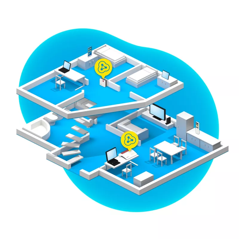 Repeater 1200 AX Edition International, verkkotoistin, 2400 Mbit/s, WLAN, Ethernet-LAN, valkoinen