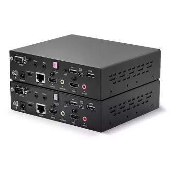 Lindy 100 m Cat.6 Dual Head HDMI, USB ja RS-232 -jatko