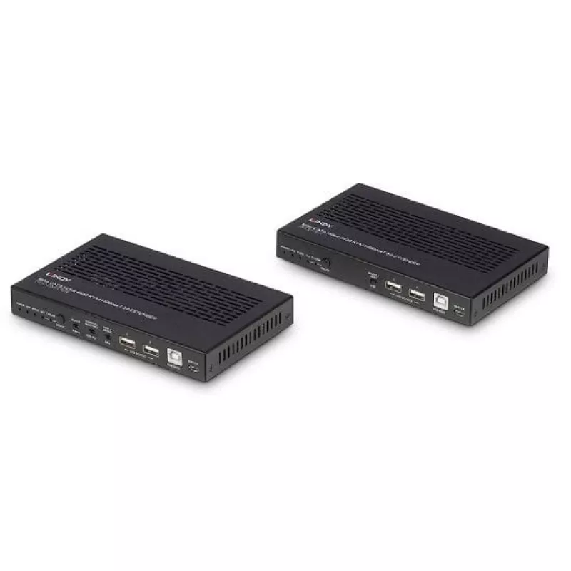 Lindy 100 m Cat.6A HDMI 4K60, ääni, IR ja RS-232 HDBaseT 3.0 KVM-jatko