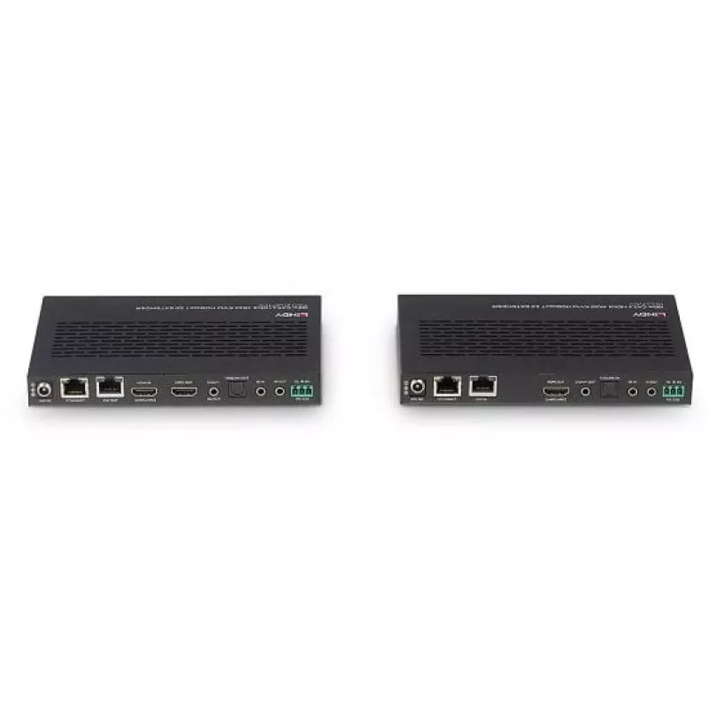 Lindy 100 m Cat.6A HDMI 4K60, ääni, IR ja RS-232 HDBaseT 3.0 KVM-jatko