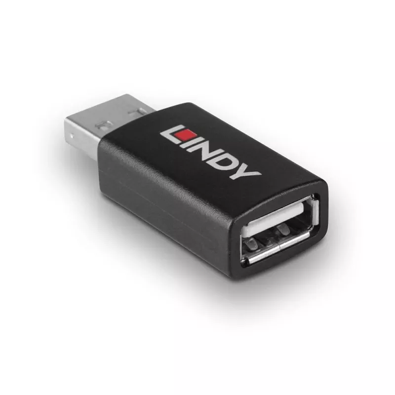 Lindy 71263 USB-sovitin USB Type-A musta