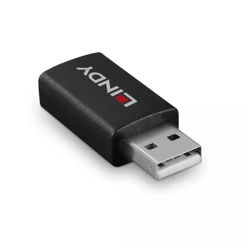 Lindy 71263 USB-sovitin USB Type-A musta