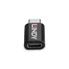 Lindy USB 3.2 Type-C–Type-C 100W datalukko, USB Type-C, USB Type-C, musta